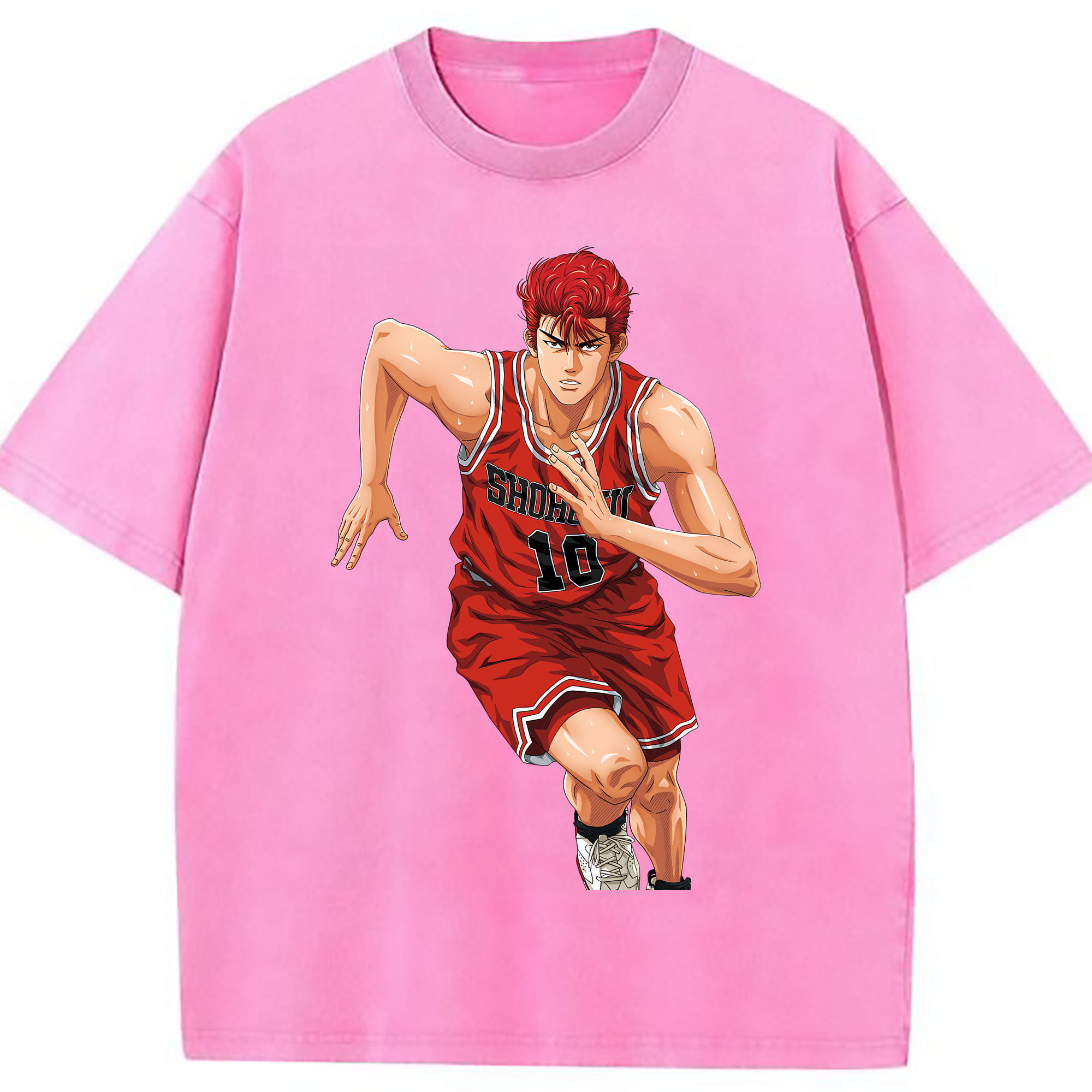（画像用） SLAM DUNK／スラムダンク 綿100% ヴィンテージ風 半袖Tシャツ（フロントプリント）
